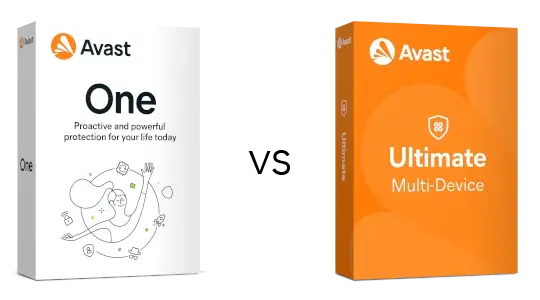 Avast One vs Avast Ultimate