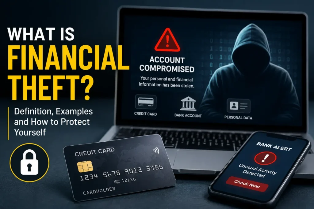 What is financial theft?