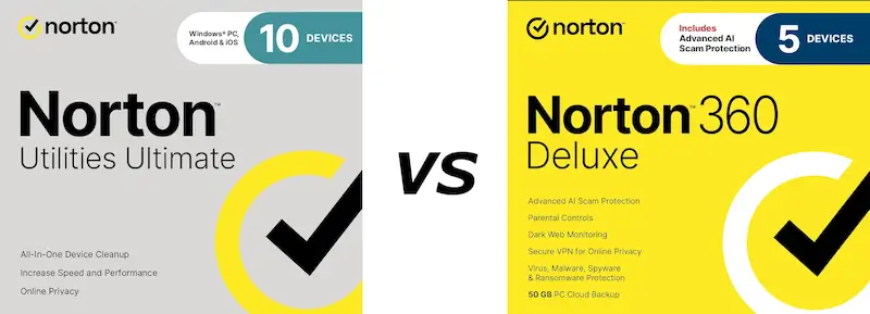 Norton Utilities Ultimate vs Norton 360