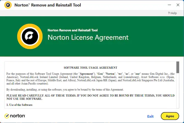 Norton Remove and Reinstall Tool
